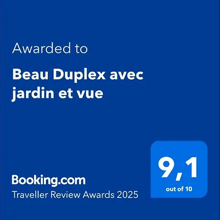 Apartment Beau Duplex Avec Jardin Et Vue