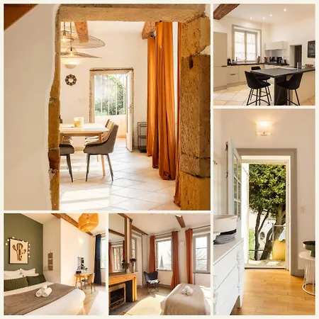 Duplex Jardin Prive Et Vue Sur Le Vieux-lyon Apartmán